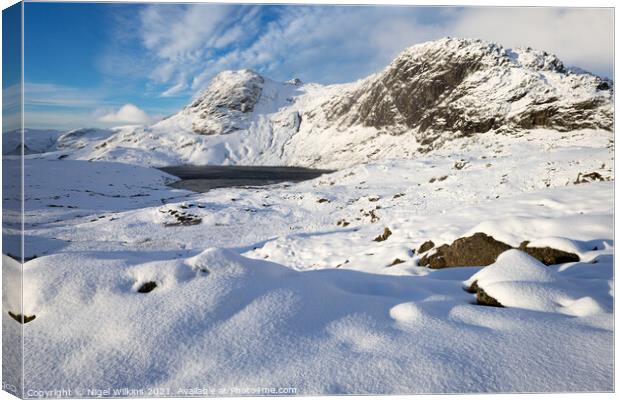 Pavey Ark, Lake District Canvas Print by Nigel Wilkins