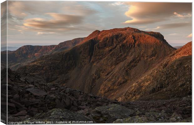 Scafell Pike Canvas Print by Nigel Wilkins