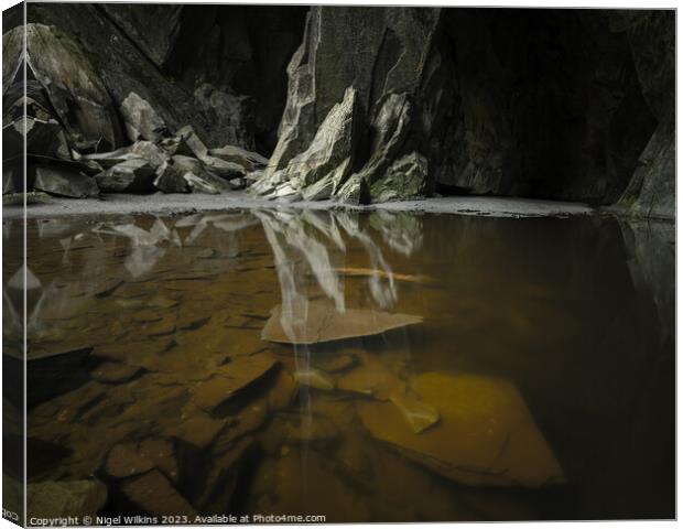 Cathedral Cavern Canvas Print by Nigel Wilkins