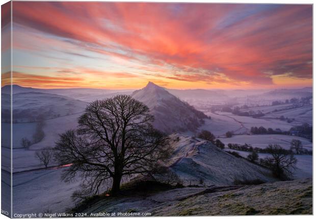 The Dragon's Back Canvas Print by Nigel Wilkins