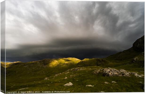 Approaching Storm Canvas Print by Nigel Wilkins