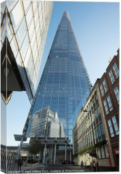 The Shard Canvas Print by Nigel Wilkins