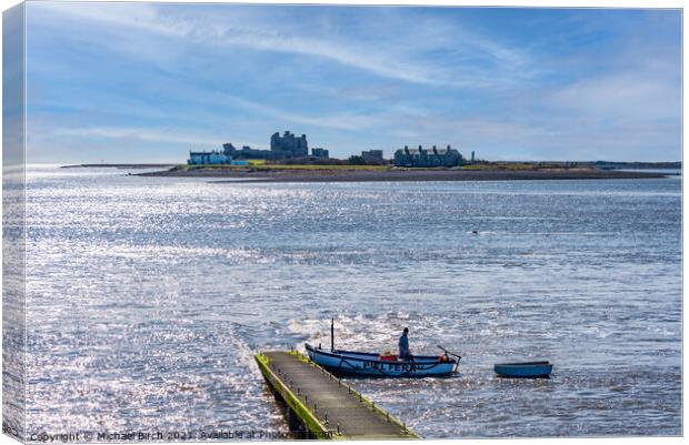  Piel Island Ferry Canvas Print by Michael Birch