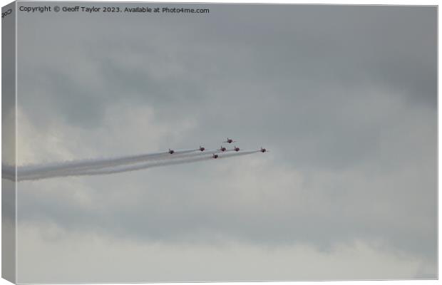 Red arrows Canvas Print by Geoff Taylor