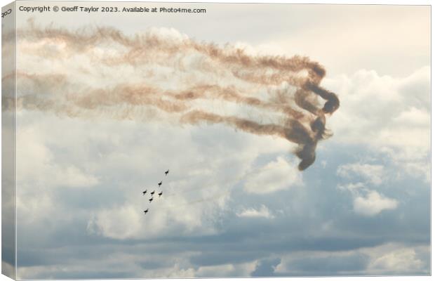 Red arrows Canvas Print by Geoff Taylor