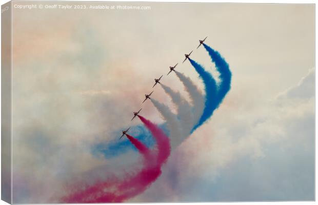 Red arrows Canvas Print by Geoff Taylor