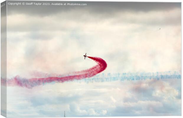 Red arrows Canvas Print by Geoff Taylor