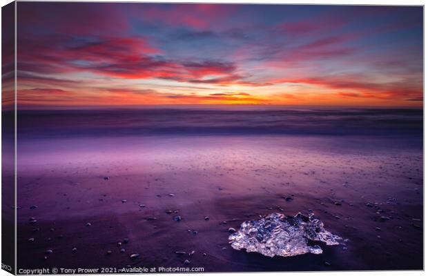 Velvet Beach Canvas Print by Tony Prower