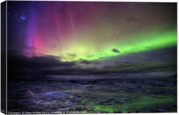 Aurora Colours Canvas Print by Tony Prower