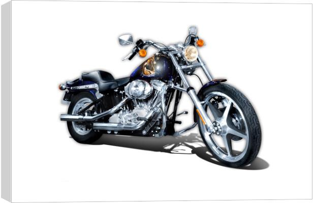 Harley Davidson 04 Canvas Print by Sandra Day