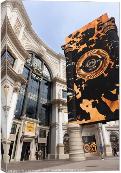 Caesars Palace Forum Canvas Print by Chris Haynes