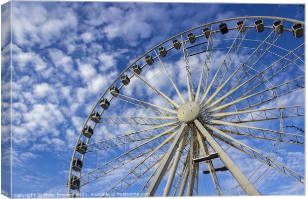 Wheel of Liverpool Canvas Print by Philip Brookes