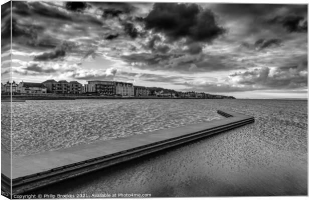 West Kirby Marine Lake Canvas Print by Philip Brookes