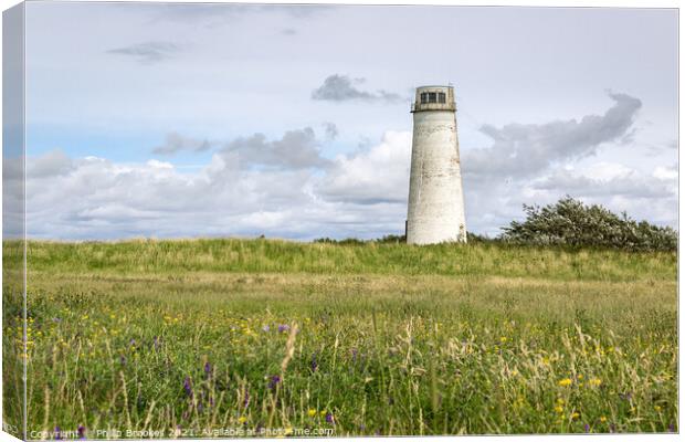 Leasowe Lighthouse Canvas Print by Philip Brookes
