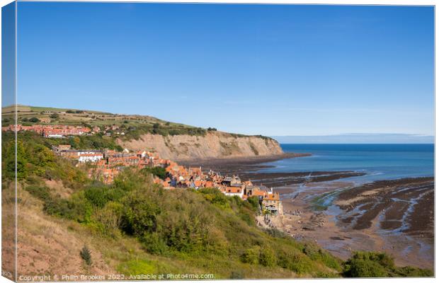 Robin Hood's Bay Canvas Print by Philip Brookes