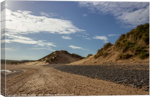 Sandscale Haws Canvas Print by Philip Brookes