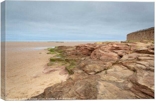 Red Rocks Nature Reserve Canvas Print by Philip Brookes