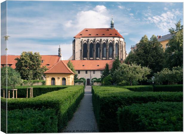 Franciscan Garden in Prague, Czech Republic Canvas Print by Dietmar Rauscher