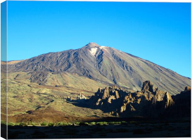 El Teide volcano. National Park of Tenerife Canvas Print by Paulina Sator