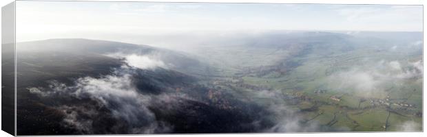 Yorkshire Dales Aerial Canvas Print by Sonny Ryse