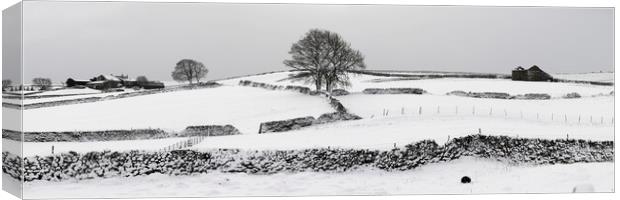 Yorkshire Dales in the Snow Canvas Print by Sonny Ryse