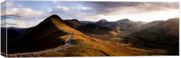 Catbells and Newlands Valley Lake District Canvas Print by Sonny Ryse