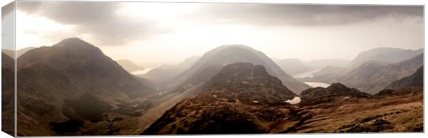 Haystacks, Ennerdale and Buttermere Valleys Lake District Canvas Print by Sonny Ryse