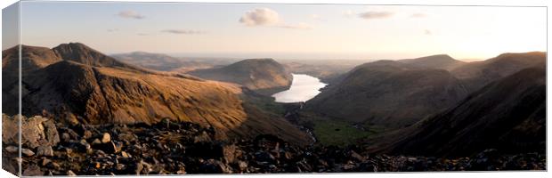 Wastwater and Wasdale Lake District Canvas Print by Sonny Ryse
