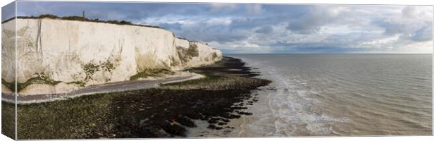 White Cliffs of Dover Canvas Print by Sonny Ryse