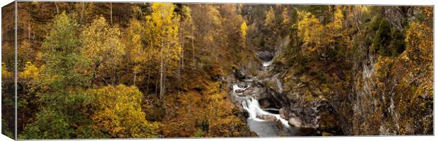 Norwegian stream autumn Canvas Print by Sonny Ryse