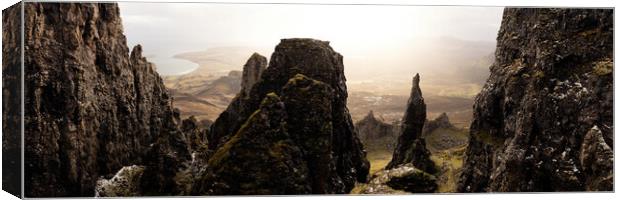 The Needle at the Quiraing and Trotternish Ridge Isle of Skye Canvas Print by Sonny Ryse