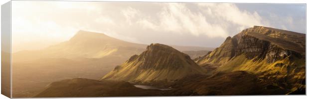 The Quiraing and Trotternish Ridge Isle of Skye 2 Canvas Print by Sonny Ryse