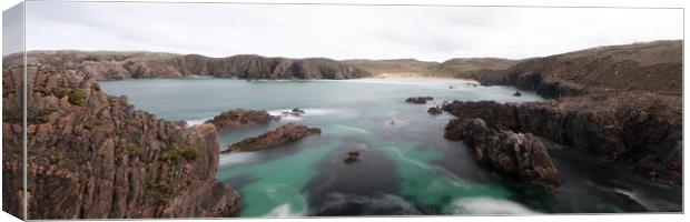 Mangersta beach Isle of Lewis Outer Hebrides Scotland Canvas Print by Sonny Ryse