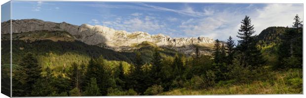 Vercors mountain valley France Alps Canvas Print by Sonny Ryse