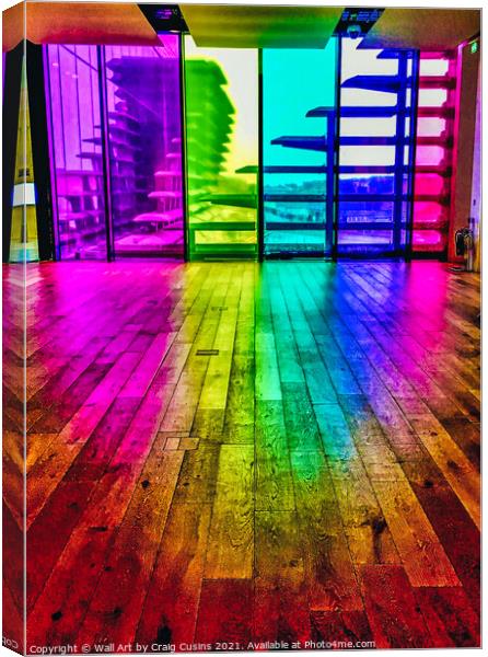 Rainbow Light Canvas Print by Wall Art by Craig Cusins