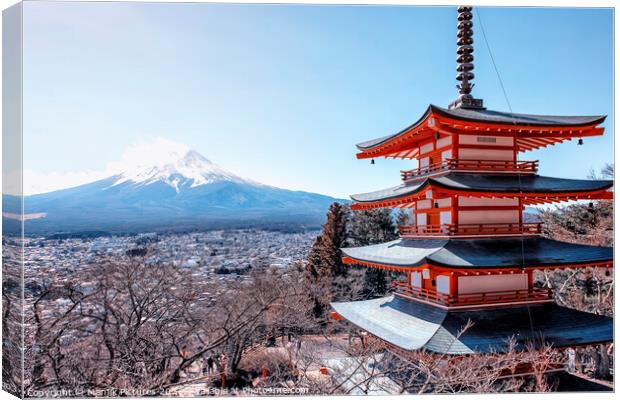 Beauty of Japan Canvas Print by Manjik Pictures