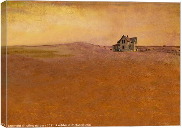 Isolation and Desolation Canvas Print by Jeffrey Burgess