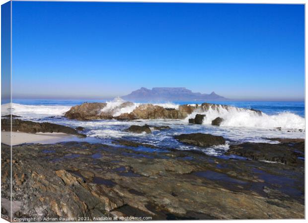 Table Mountain Canvas Print by Adrian Paulsen