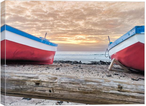 Fishing boats Canvas Print by Adrian Paulsen