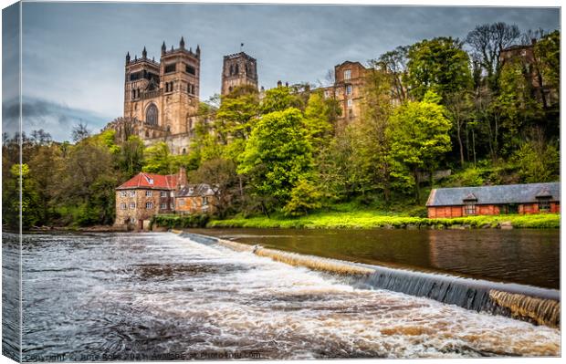 Durham Cathedral Canvas Print by June Ross