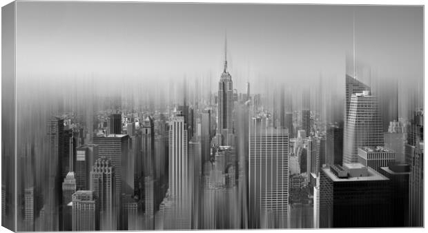 Majestic Manhattan Skyline Canvas Print by Alan Le Bon