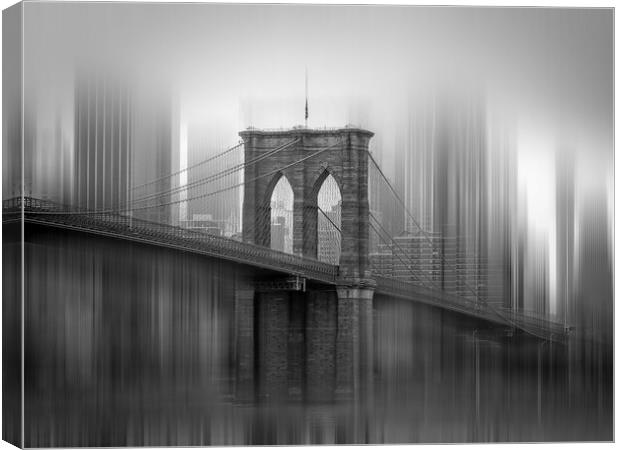 The Brooklyn Bridge Canvas Print by Alan Le Bon