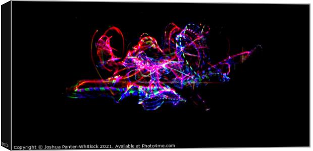 Dancing light 2 Canvas Print by Joshua Panter-Whitlock