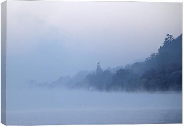 Misty Blue Canvas Print by Richard Penlington