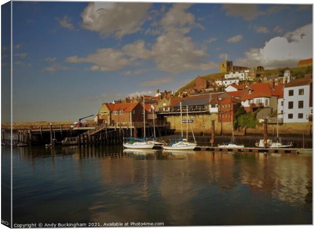 Whitby Canvas Print by Andy Buckingham