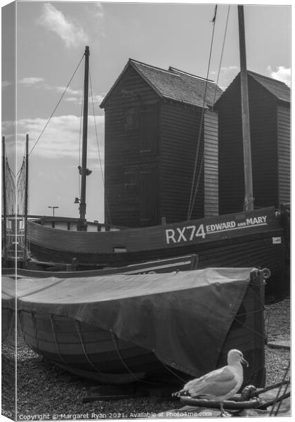 Hasting's fishing museum Canvas Print by Margaret Ryan