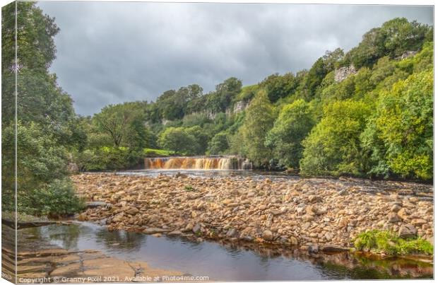 The Gushing Beauty of Wain Wath Force Canvas Print by Margaret Ryan