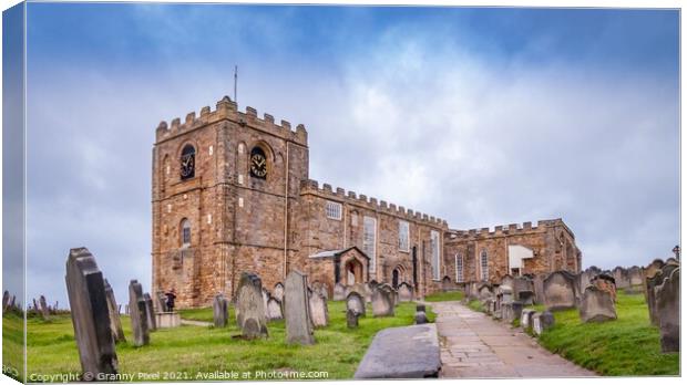 St Mary's Church Whitby North Yorkshire Canvas Print by Margaret Ryan