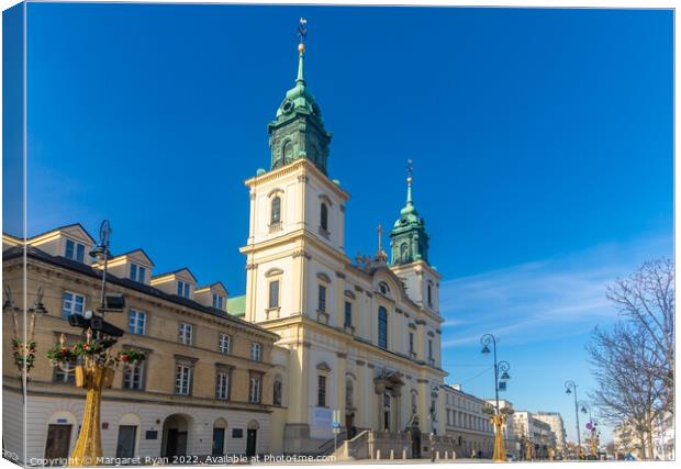 Church of the Holy Cross, Warsaw Canvas Print by Margaret Ryan