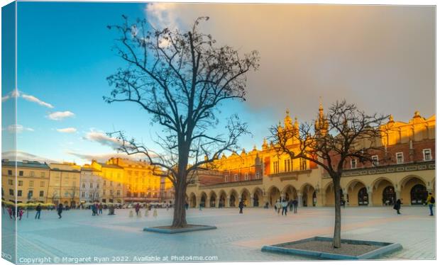 The Historic Cloth Hall of Krakow Canvas Print by Margaret Ryan